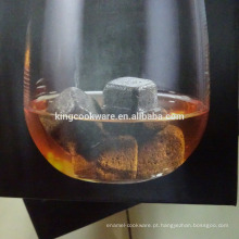 lava natural pedra dice cubo whisky pedra